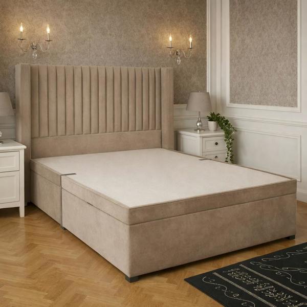 Great British Beds Toronto Winged Divan Ottoman Bed
