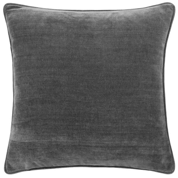 Yard Heavy Chenille Reversible Cushion Cover - Charcoal