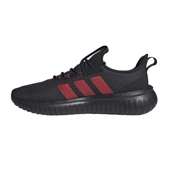 Adidas Mens Kaptir 4.0 Leather Trainers - Charcoal/Red - 