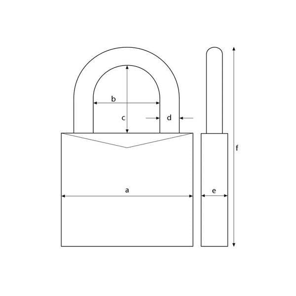 Abus Mechanical 90rk Series Titalium Padlock - Multi Colour - 