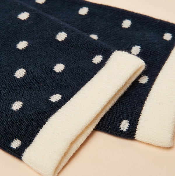 Joules EVERYDAY Womens Socks Navy/Oatmeal