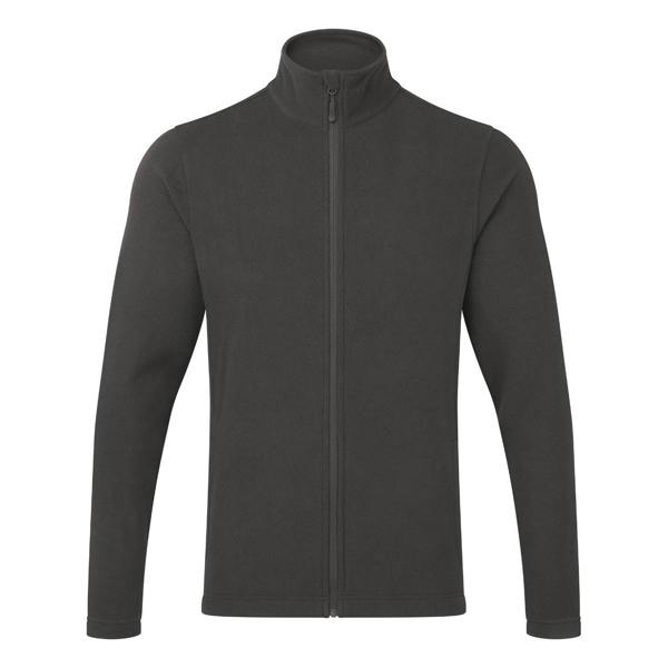 Premier Mens Recyclight Full Zip Fleece Jacket - Dark Grey
