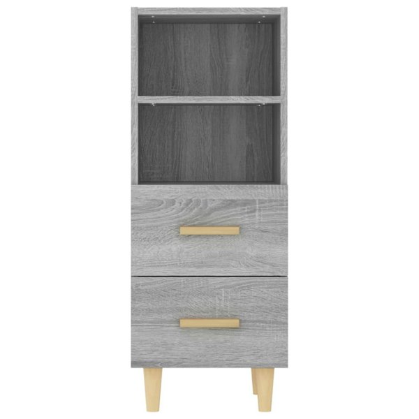Berkfield Sideboard Grey Sonoma 34.5x34x90 cm Engineered Wood