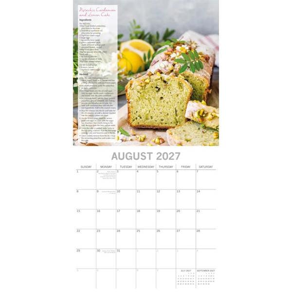 Baking Calendar 2027, Wall Calendars, Month To View, Lifestyle, Gift