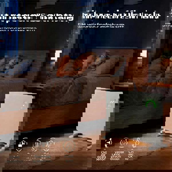 Spector Electric Panel Heater 2000W Radiator Wall Mounted Freestanding White