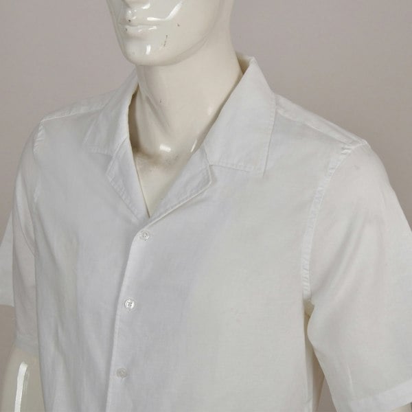 Hugo Linen Cuban Collar Shirt