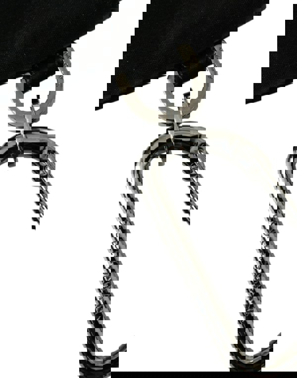 Nylon Pouch Clutch Black