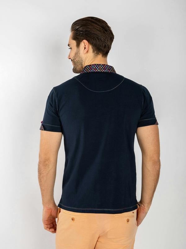 SIGNATURE POLO SHIRT WITH PIXEL INSERT - Claudio Lugli Shirts