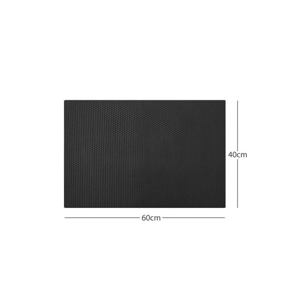 Nicoman Hexagon Pattern Heavy Duty Rubber Door Mat