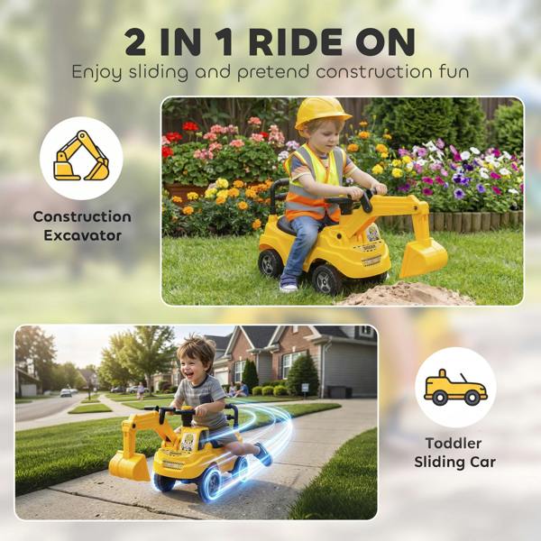 Kids Ride-on Construction Car