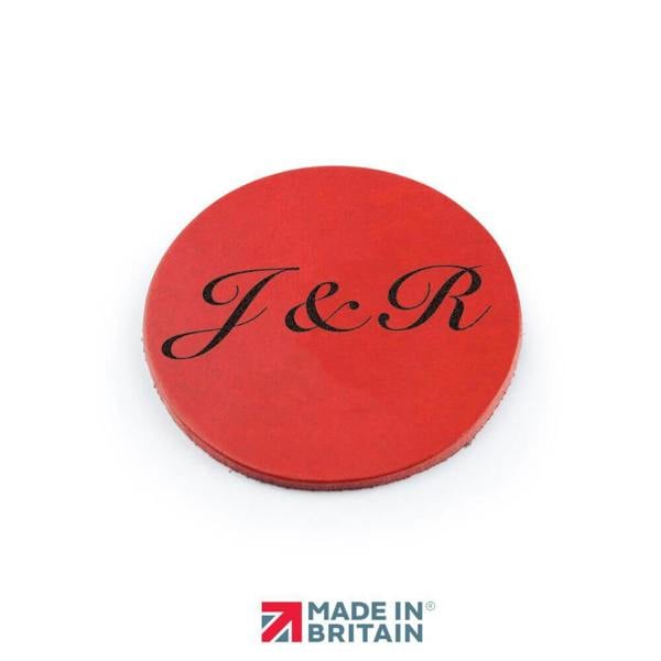 PRIMEHIDE Leather Coasters Set of 8 with Gold Tin – Handmade in the UK
