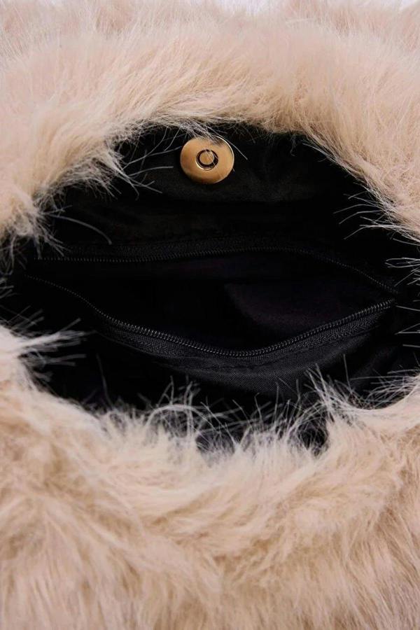 WOVCOR Faux Fur Women's Bag