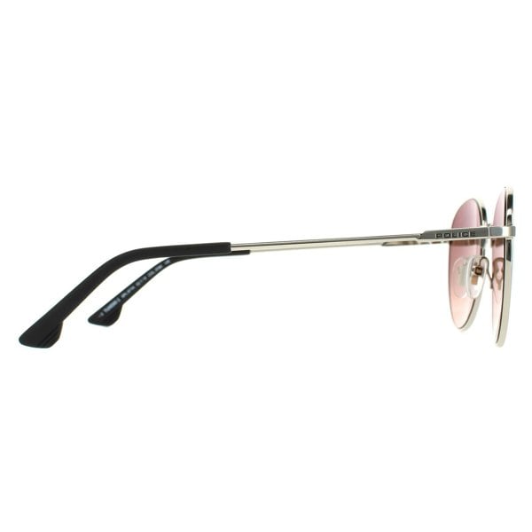 Police Sunglasses SPL971C Tuxedo 2 579K Palladium Silver Silver Mirror