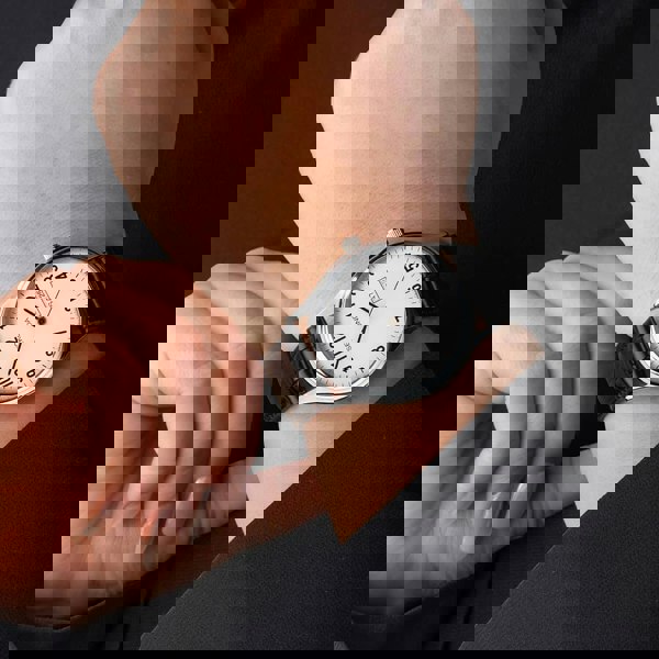 Sekonda Easy Reader Black Leather Strap Watch 30121