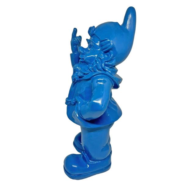 Stoobz 30cm F**k You Naughty Middle Finger Blue Gnome Ornament