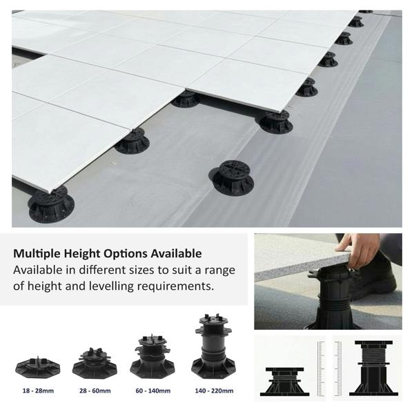 Nicoman Adjustable Pedestal Support for Paving
