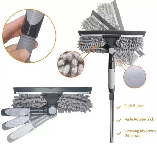 Havendro Telescopic Extendable Window Cleaner Equipment Glass Cleaning 4.5m Squeegee