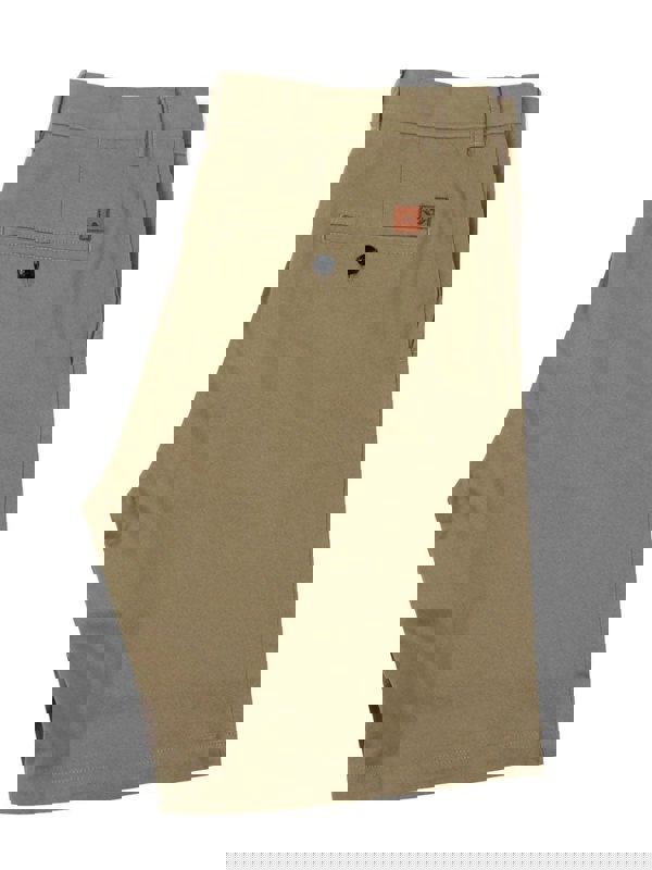 Side view of Italian Chino shorts - Classic Khaki