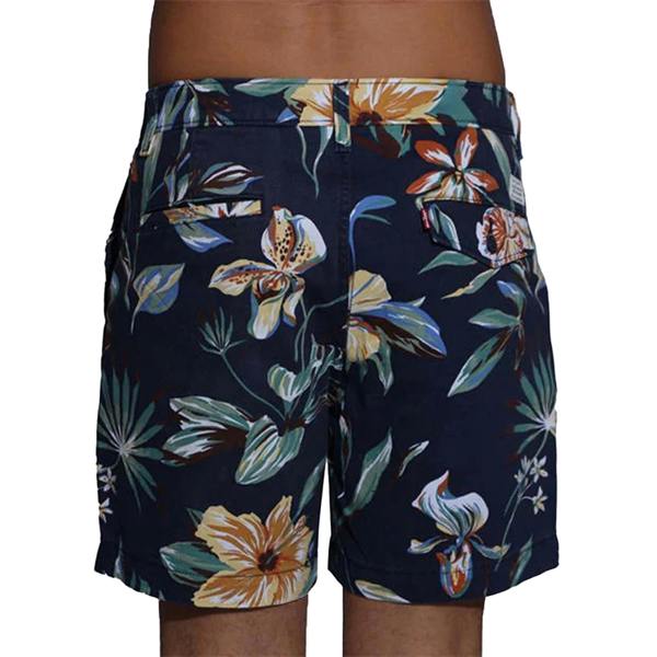 Levis Mens Authentic Nepenthe Denim Tropical Floral Shorts - Navy Floral - 