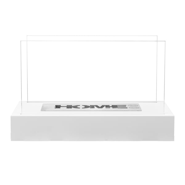 BIOFireplacesGMT Freestanding Bio Fireplace Home White Matt Ventless
