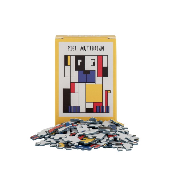 Happily Puzzles Piet Muttdrian - 99 Piece Mini Jigsaw Puzzle
