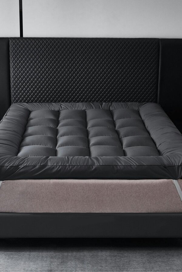 Ezysleep Grey 4 Inch Thick Super Soft Mattress Topper