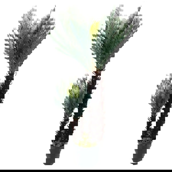 Artificial Double Cycas Decorative Plant in Planter Living and Home