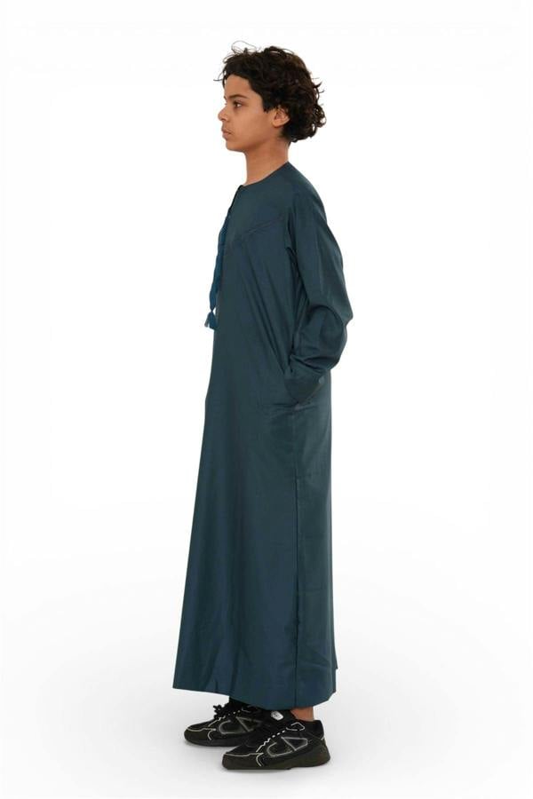 Infinity Leather Kids Boys Ramadan Eid Moroccan Jubba Robe Djellaba Thobe - K-TT008