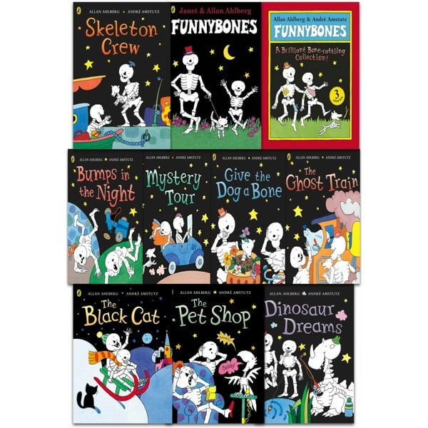 Funny Bones 10 Books Collection Set by Allan Ahlberg