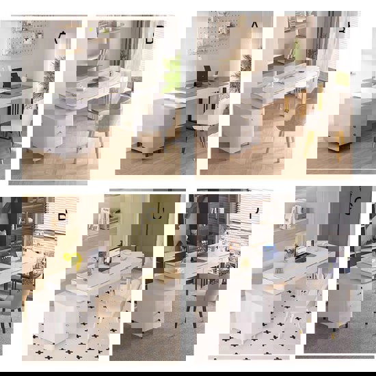 Ingram Office Desk, Sintered Stone-Rit Concept-Rit Concept