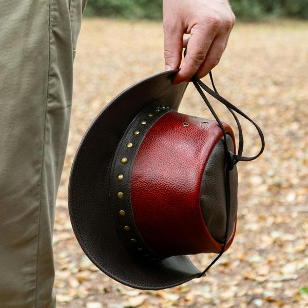 Wombat Leather The Waratah Premium Leather Cowboy Hat