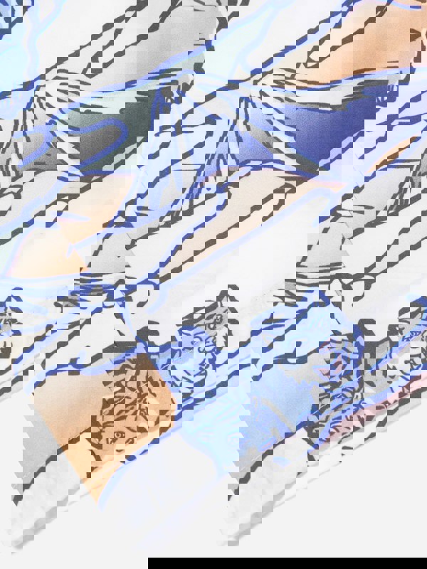 KENZO KIDS KENZO Girls Tiger Print Shorts in White