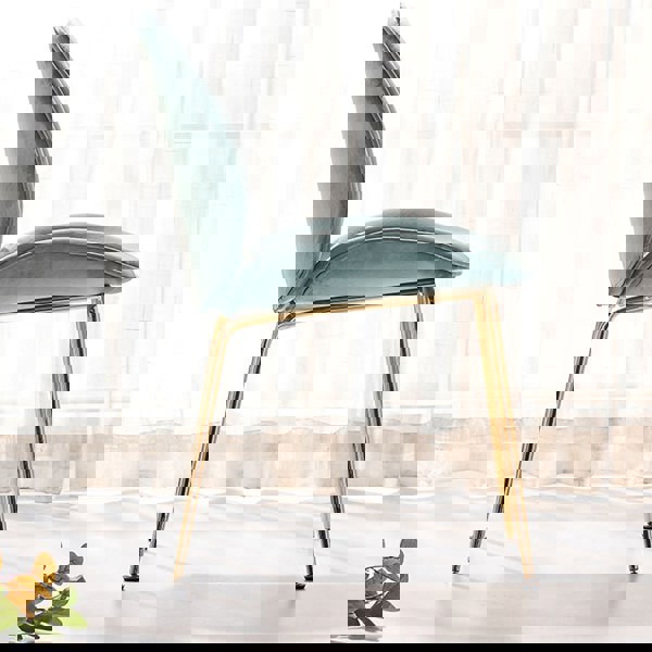 Lule Dining Chair, Gold Legs-Ritconcept-Rit Concept