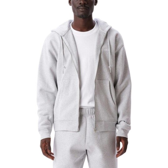 Obey Established Works Bold Zip Ash GREY Hoodie