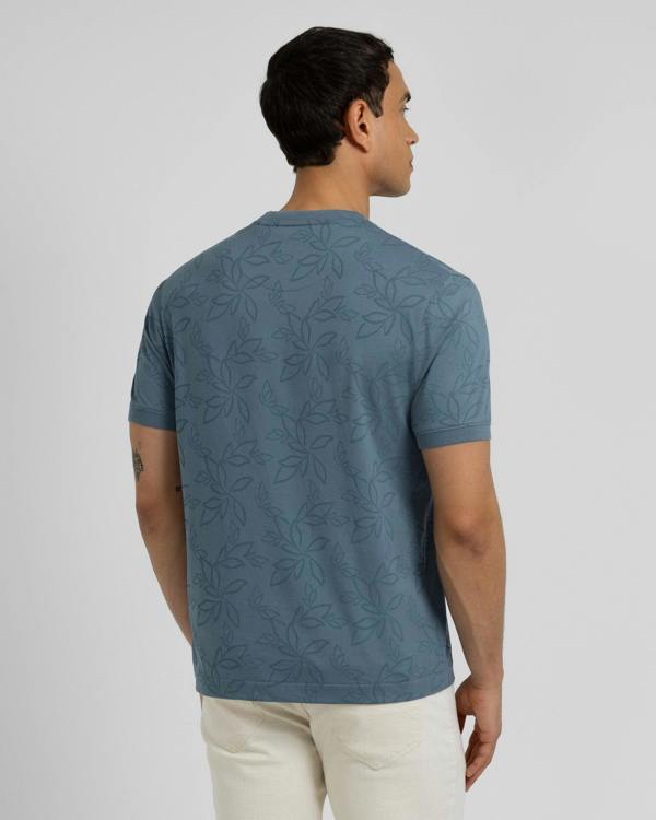 Steel & Jelly Baker - Tonal Floral Printed T-Shirt