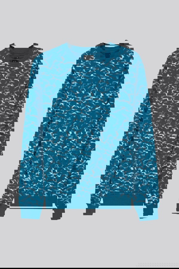 ENORSIA Men's Crack Print Sweatshirt