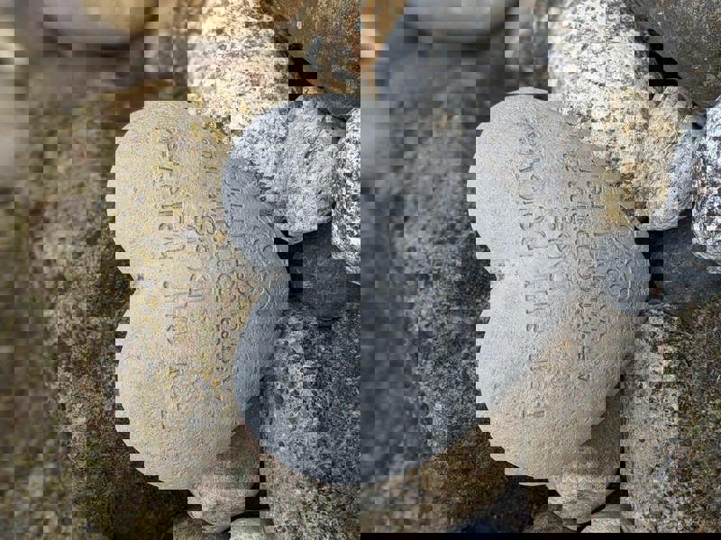 Beloved Dog Heart-Shaped Pet Memorial