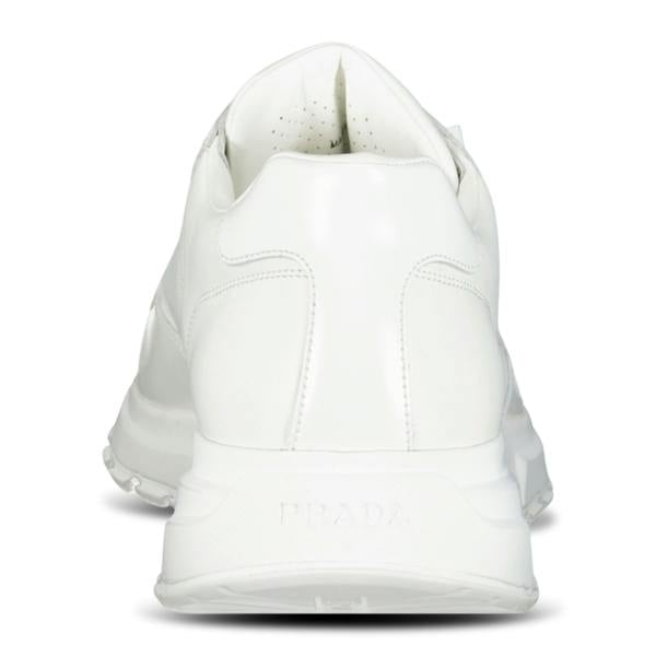 Prada Prax 01 Re-Nylon Leather Sneakers White - chancefashionco
