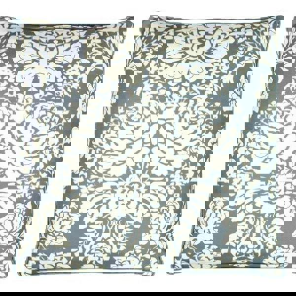 Paoletti Melrose Floral Cushion Cover - Slate Blue