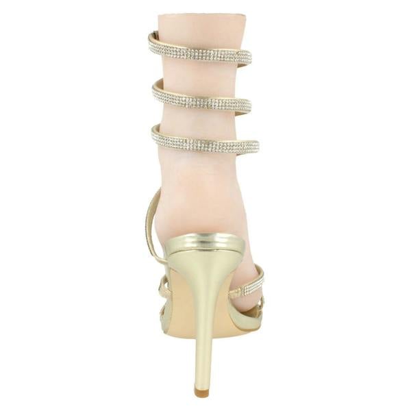 Anne Michelle Ladies Anne Michelle Strappy Diamante Heels