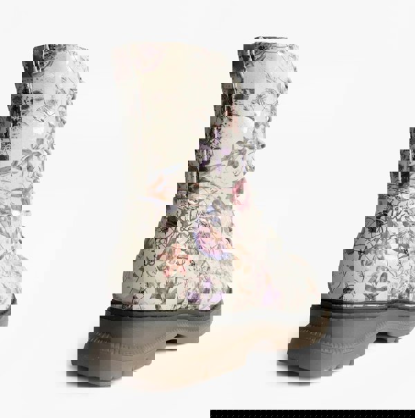 Cipriata  L310LFM Womens Ankle Boots Light Grey/Floral