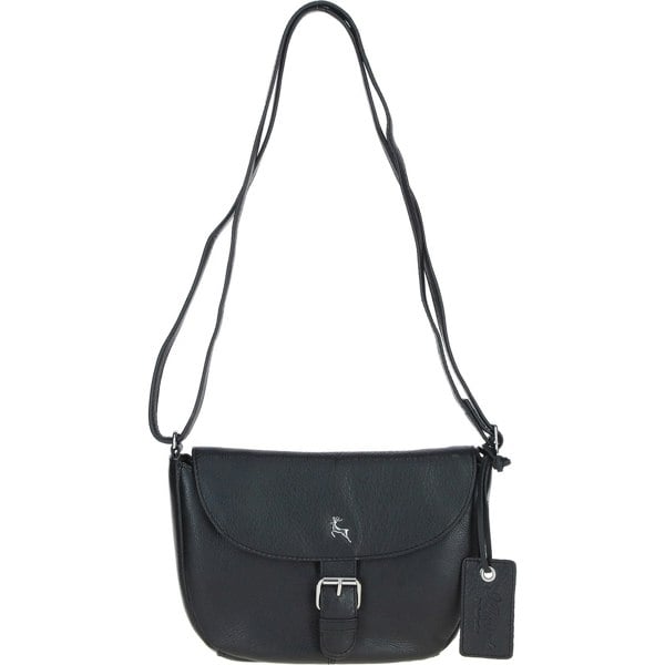 'Limerick' Real Leather Flap Crossbody Bag