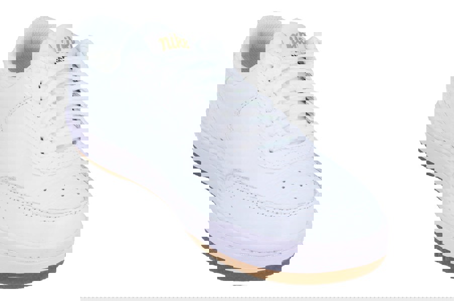 Nike Womens Court Vintage Prem Trainers Cw1067  104 - Summit White Metallic Gold 104 - Photo 3