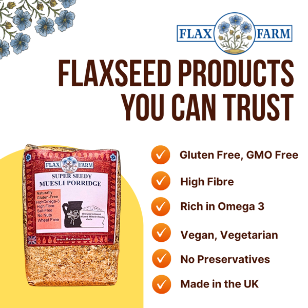 Flax Farm flaxseed products you can trust