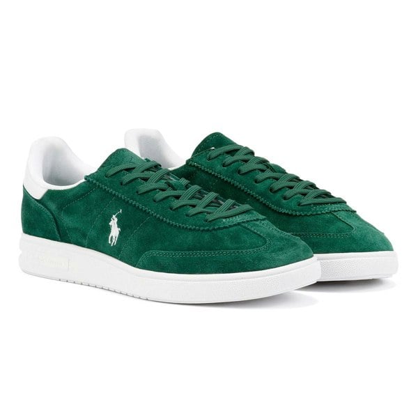 Polo Ralph Lauren Bedford Suede Green/White Trainers