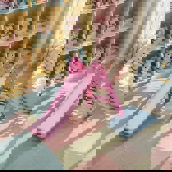 Gr8 Garden Folding Garden Slide Climber Set Baby Toddler Indoor Outdoor Kids Toy Pink