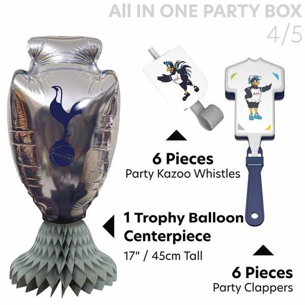 Tottenham Hotspur FC All in One Party Box Set, Kitchen Accessories, Sports, Gift