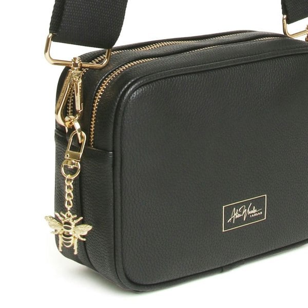 Alice Wheeler Soho Bee Double Zipped Crossbody Bag