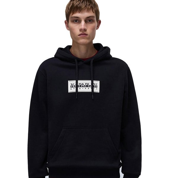 Napapijri B Box Logo Hoodie Black