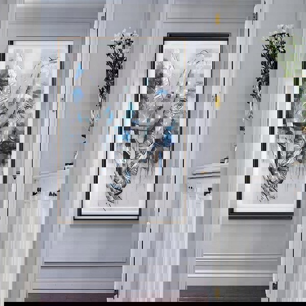 Elephant Parents Framed Wall Art Print 80*120cm-Weilai-Weilai Concept